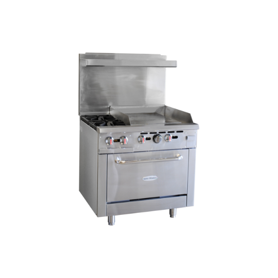 Picture of Serv-Ware SGR-2B-24G 36-Inch Gas Range | Usa Equipment Direct