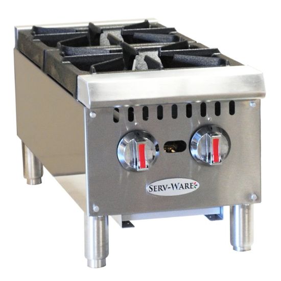 Picture of Serv-Ware, SHPS-12, Hotplate, Countertop, Gas