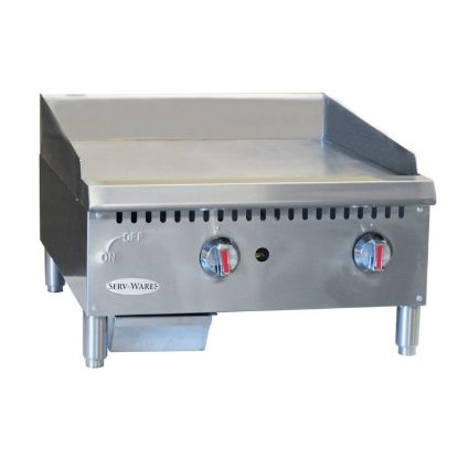 Picture of Serv-Ware, SMGS-24, Griddle, Gas, Countertop