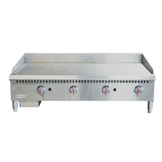 Picture of Serv-Ware, SMGS-60, Griddle, Gas, Countertop