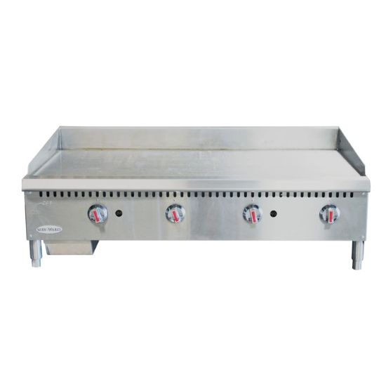 Picture of Serv-Ware, SMGS-60, Griddle, Gas, Countertop