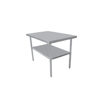 Picture of Serv-Ware, T3060CWP-4, Work Table, 54" - 62", Stainless Steel Top (T3060CWP-4-V)